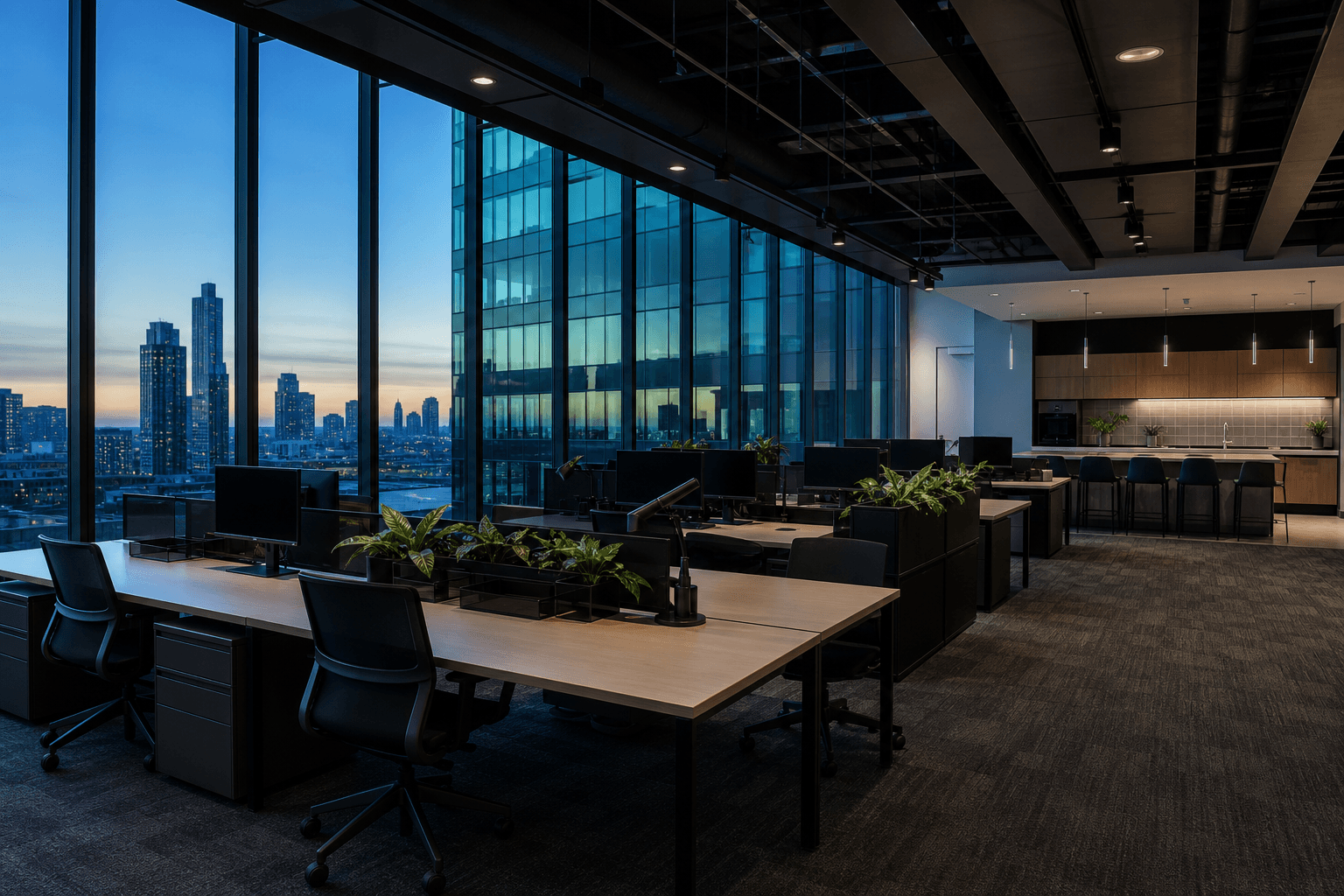 Melbourne office reset by AfterFive at dawn